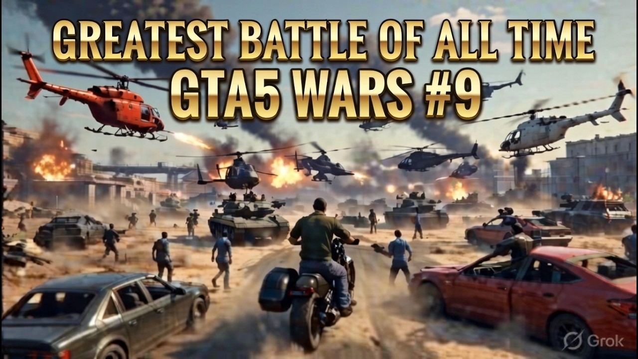 Greatest battle of all time gta5 wars #9.