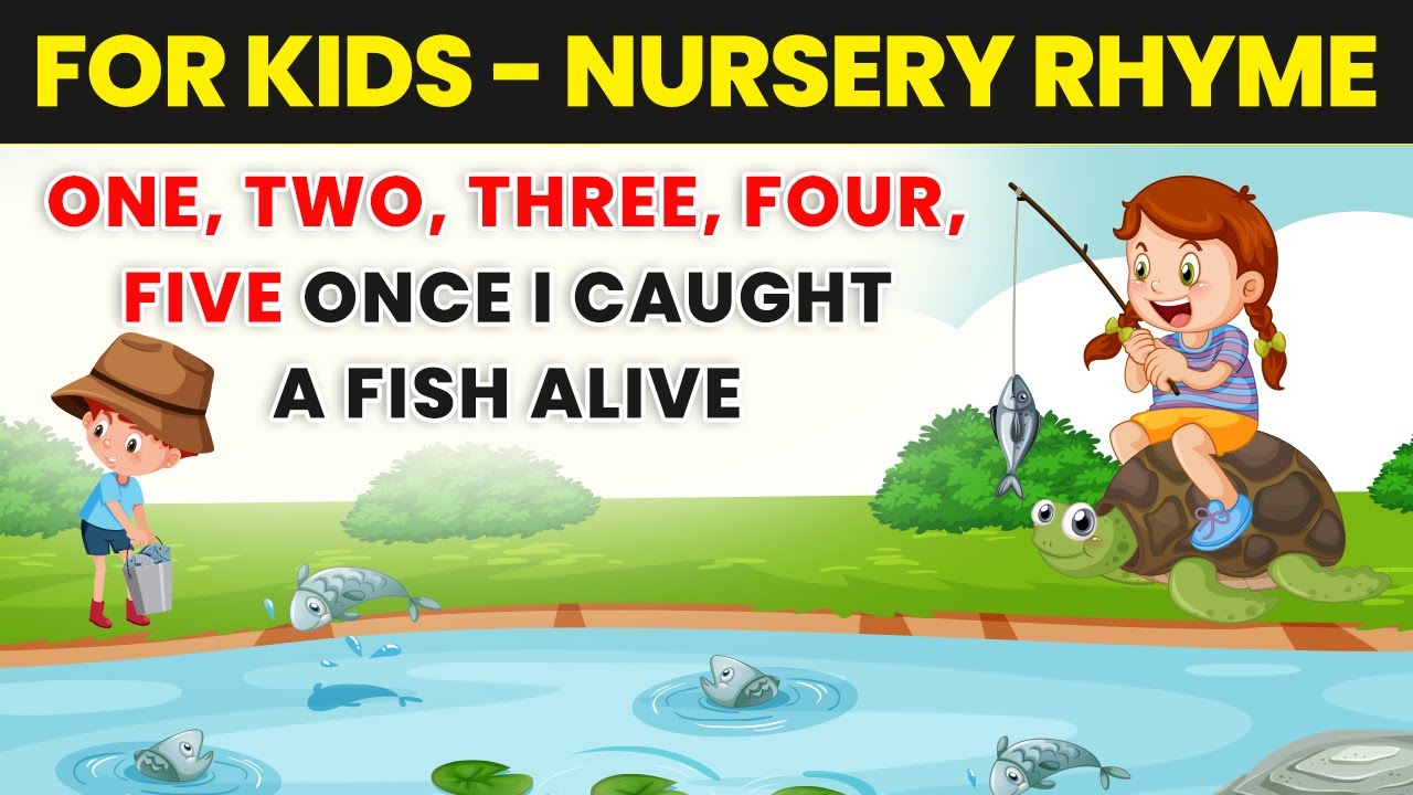 One Two Three Four Five  Nursery Rhyme For Kids With Lyrics