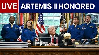 LIVE | Trump awards Artemis II astronauts Congressional Space Medal of Honor