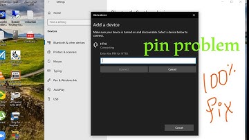 bluetooth asking for pin problem fix windows 100% works