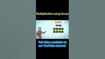 Multiplication using Arrays for Kids
