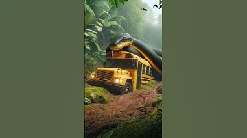 Snake on Bus 🚌 | a dream worlds | #shorts #snake #bus #trending #ai #aiart #viralvideo