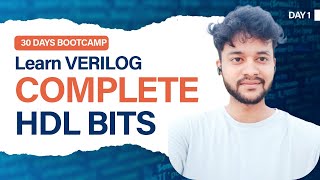 Learn Verilog Series | HDLBits Complete Solution | Episode 1 | BASICS | IITH