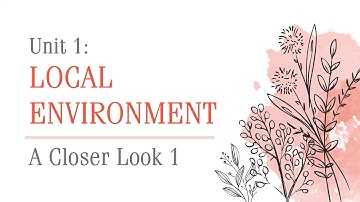 Unit 1: Local environment - A closer look 1 - English 9 [OLM.VN]