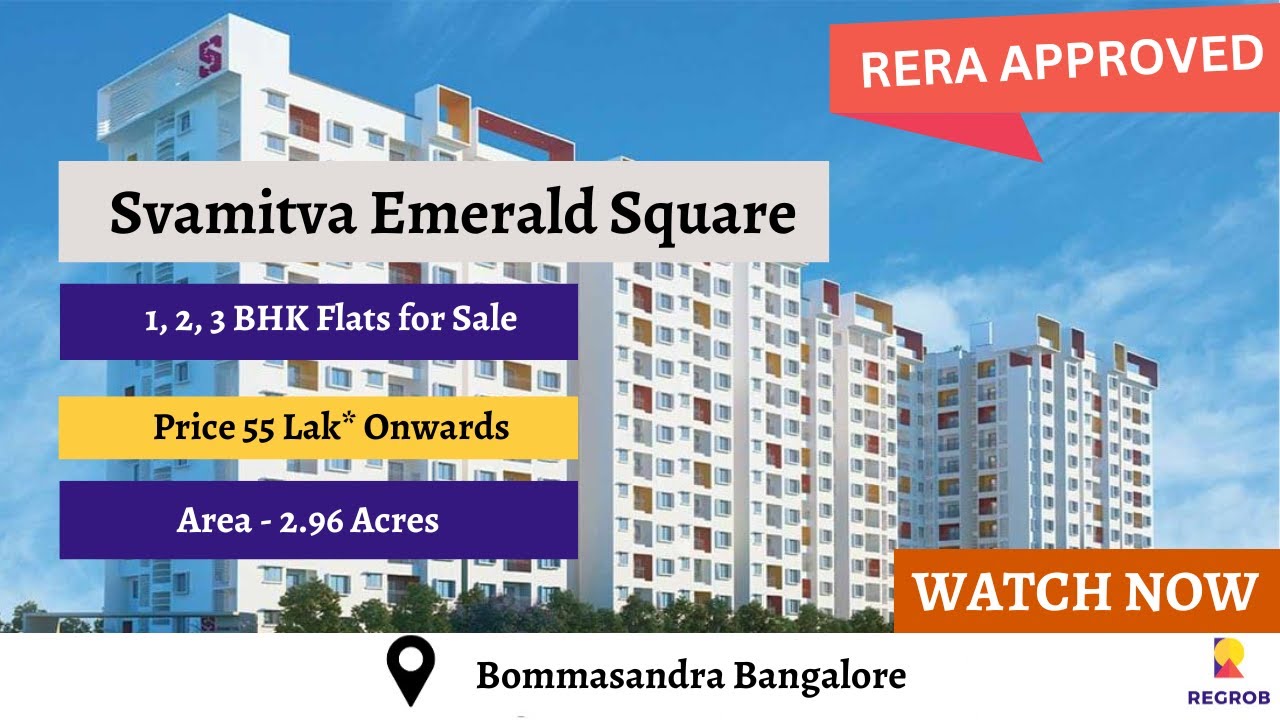 Svamitva Emerald Square - 2 BHK Sample Flat |☎ 8792740337 | Flats for sale in Bommasandra Bangalore