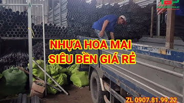 Ống Nhựa Hoa Mai Giá Rẻ Nhựa Dẻo Xem Là Mua || Ống Nước Bảo Phúc Cần Thơ #bectuoiphunmua #nhuahoamai