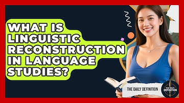 What Is Linguistic Reconstruction In Language Studies? - The Daily Definition