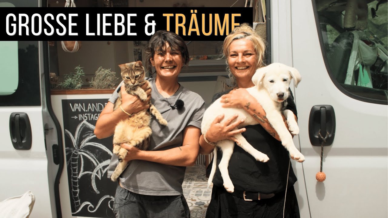 Alles aufgegeben und gemeinsam im Campervan mit Kater und Hunde | Interview mit van.and.dine