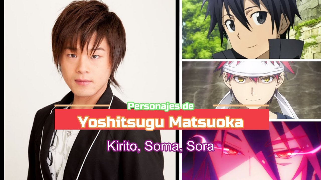 Personajes de Yoshitsugu Matsuoka - YouTube