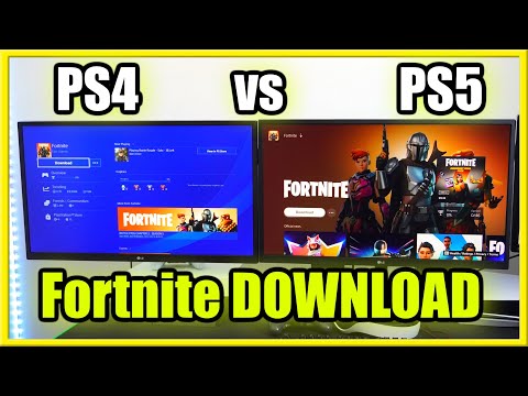 Does Fortnite Download Faster On PS5 Vs PS4??? (Game Download Test)