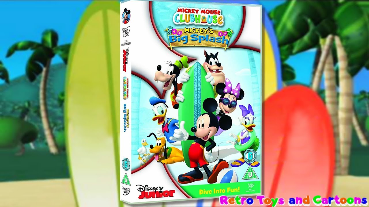 Mickey Mouse Clubhouse Mickeys Big Splash Dvd Commercial Retro Toys