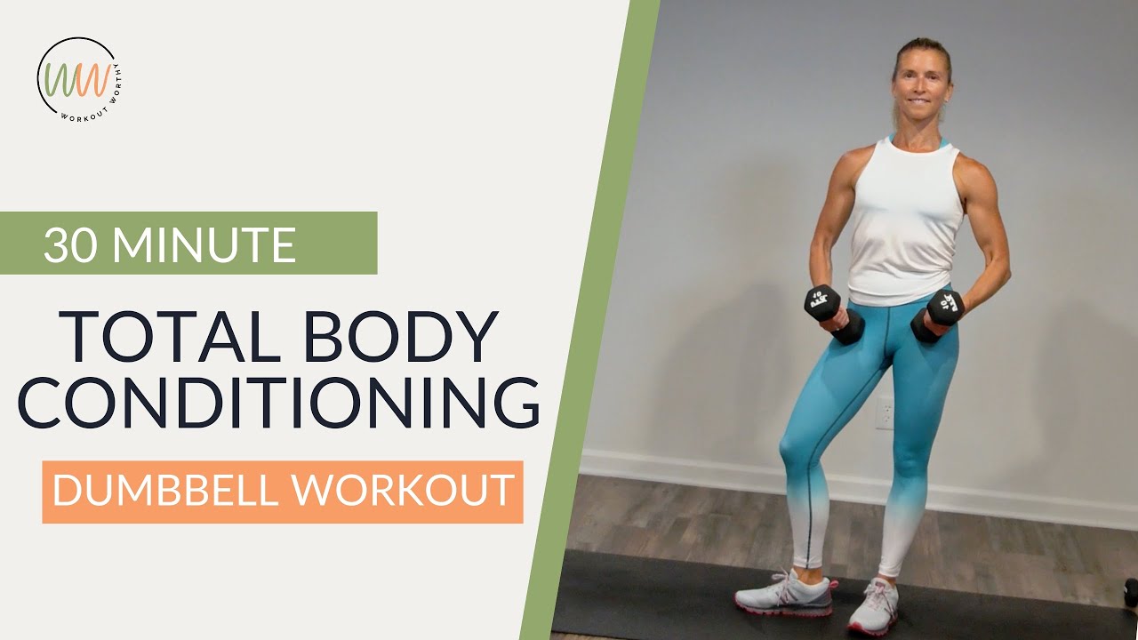 30 Minute Full Body Dumbbell Workout | Strength, Cardio & Core - YouTube