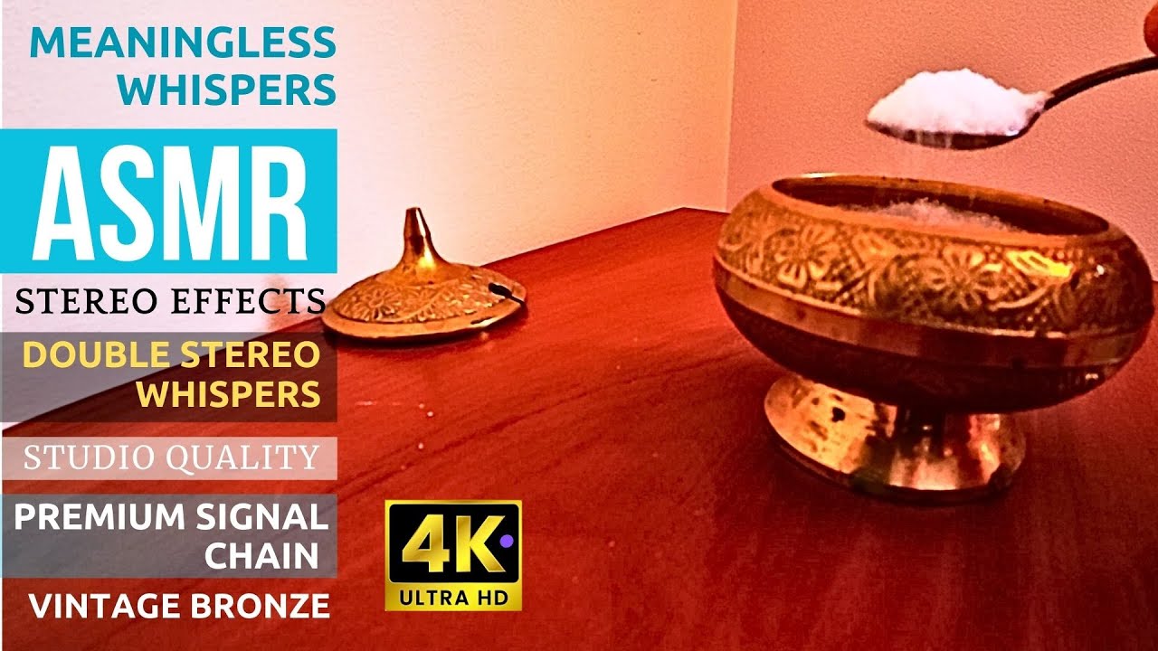 Vintage Bronze Sugar Bowl | Deep Low-Frequency Textures & Tube-Processed Whispers ASMR video