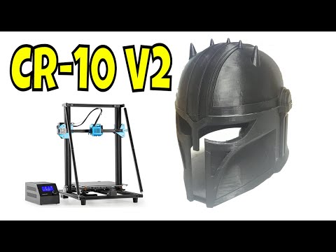 3D Printed Mandalorian Armorer Helmet on Creality CR-10 V2