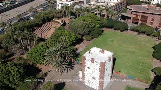 Aerial Stock Footage: Drone footage of Torre del Conde in San Sebastian de La Gomera by Drone