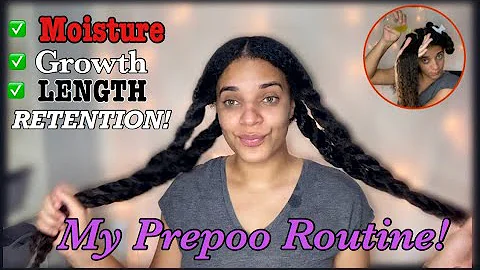 MY PREPOO ROUTINE |HOT OIL TREATMENT | NATURAL HAI...