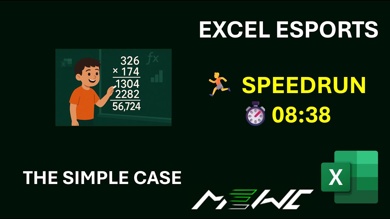 Excel Esports Speedrun: The Simple Case in 08:38 - YouTube