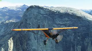 Yosemite Valley, (California, USA) in Microsoft Flight Simulator 2020