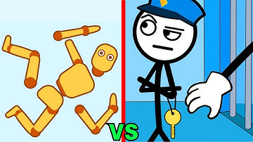 Thief Puzzle Vs Ragdoll Break - walkthrough Satisfying ASMR Gameplay Max Levels Android iOS Gameplay