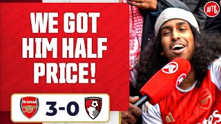 Declan Rice We Got Him Half Price! | Arsenal 3-0 Bournemouth