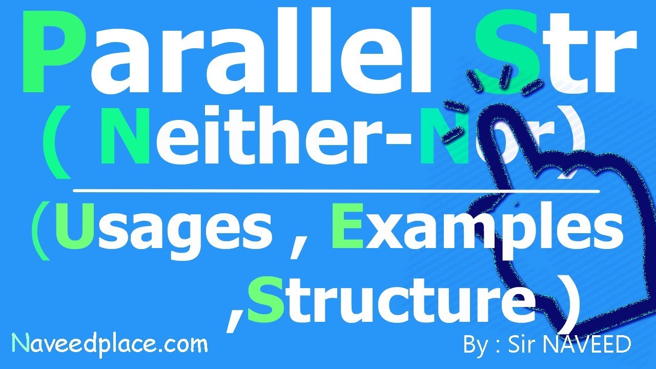 examples of parallel structure