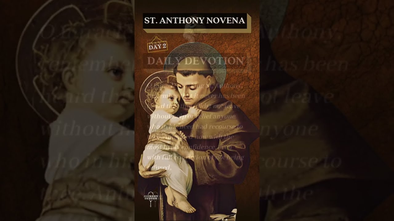SAINT ANTHONY Novena Day 2 🙏🏻 shorts YouTube