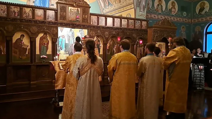 Great Vespers St Symeon Birmingham, AL 5 November ...
