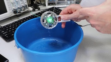 Quick demo of Hydreon RG11 infrared rain sensor