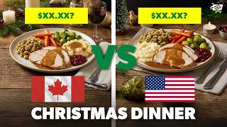 30 Grocery Stores. Canada Vs Usa. 1 Christmas Dinner Price Winner