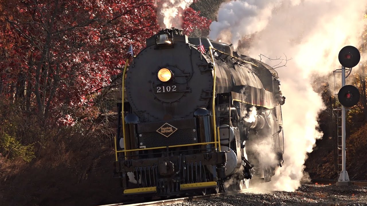 Reading & Northern 2102 Nearly Stalls at East Mahanoy Junction!