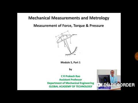 Measurement of Force