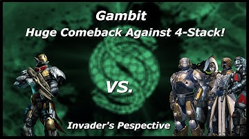 Huge Comeback Against A 4-Stack! (Invader