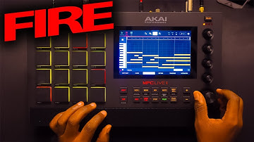 CREATE a FIRE Melodic Trap Beat on MPC Live 2!