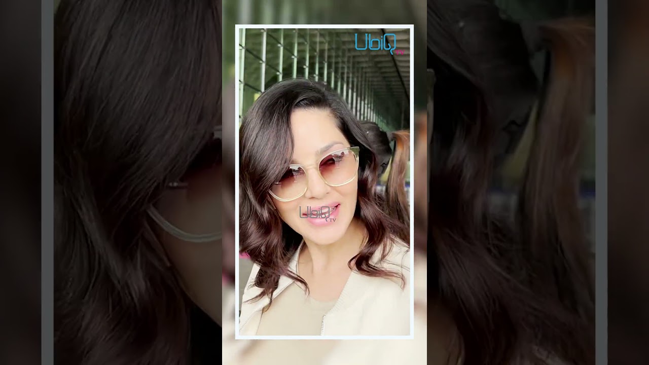 Sunny Leone spotted at Mumbai Airport | UbiQ TV 