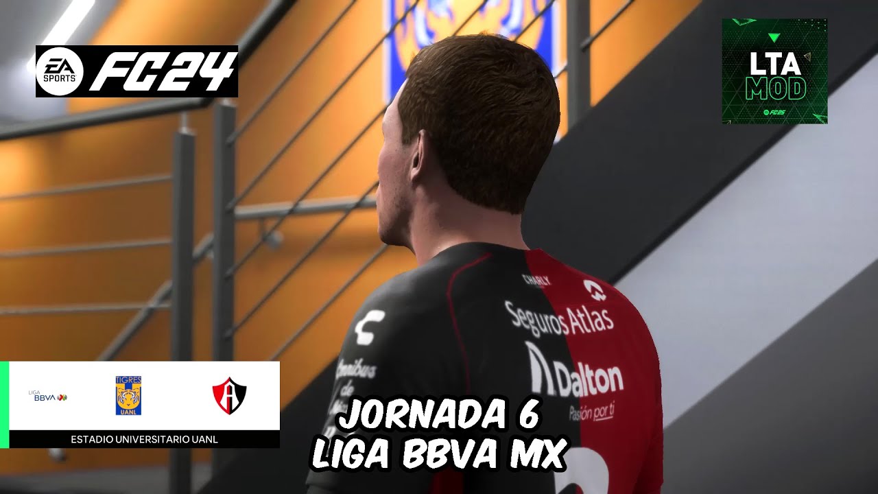 TIGRES VS ATLAS JORNADA 6 LIGA BBVA MX SIMULACIÓN CRMOD EAFC 25 - YouTube