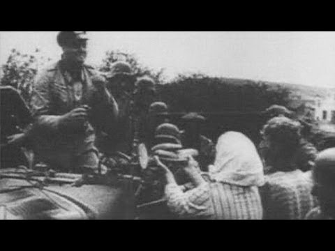 Украинцы встречают нацистов (1941 год)