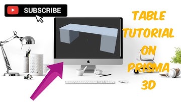 Beginner table practicing model in prisma 3d.