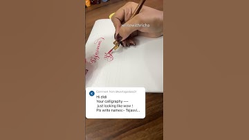 Easy pointed pen calligraphy #calligraphy #easycalligraphy #pointedpencalligraphy #fountainpen