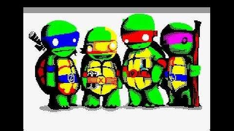 Turtles by TOGYAF (DiHALT 2012 ZX Spectrum demo)
