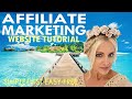 Make an affiliate marketing website 2024  make 21000 a month passive income