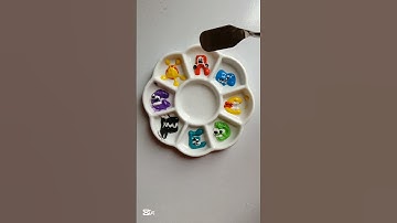 Alphabet lore Color Mixing #colormixing #satisfying #shorts #alphabetlore