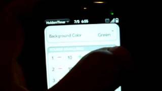 Palm WebOS - Hold 'em Timer.mov