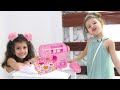 سوار تجهز ماسة لحفلة | ماسة سوف تذهب الى الحفلة | sewar Pretend Play with Toy Sewing machine