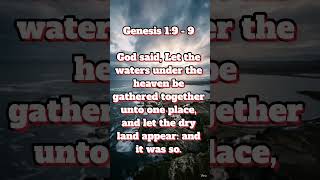 Daily Bible Verse Genesis 1:9