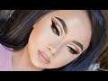 Cut Crease + Glowy Skin | Collab w/ makeupbylindaaa