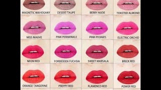 30 Different Lipstick Shades Name Every Girl Should Know😍| Matte Lipstick Shades #sapnadadwal#
