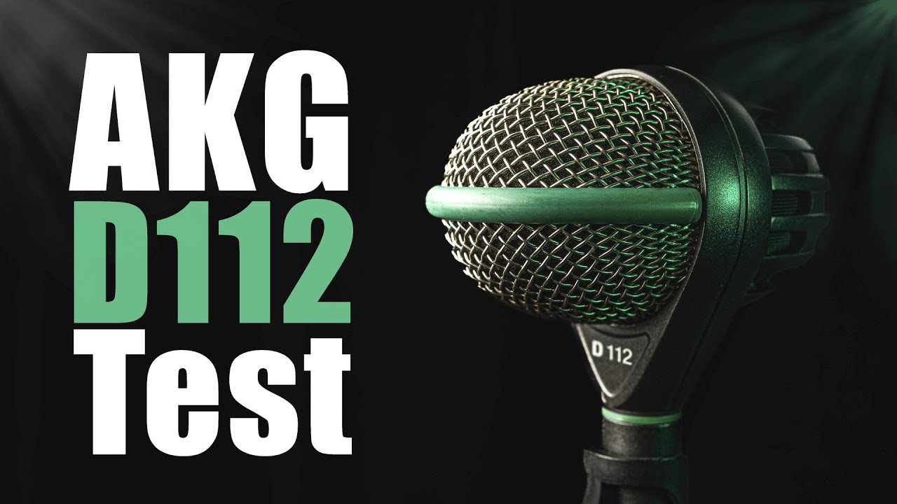 AKG D112 review [A good bass drum microphone?] - YouTube