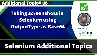 Taking screenshots in Selenium using OutputType as Base64
