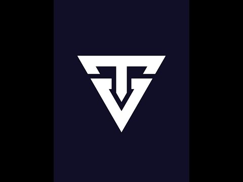 Letter T and V Grid Logo Design - illustrator cc