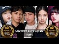 100 best face asian 2023